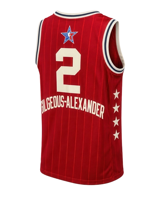 Джерси Шэя Гилджес-Александера All Star Team, вид сзади