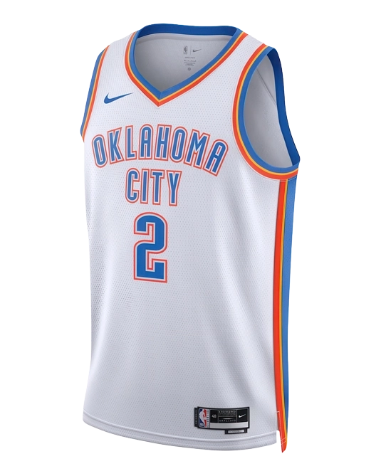 Джерси Шея Гилджес-Александра Oklahoma City Thunder Association Edition, вид спереди