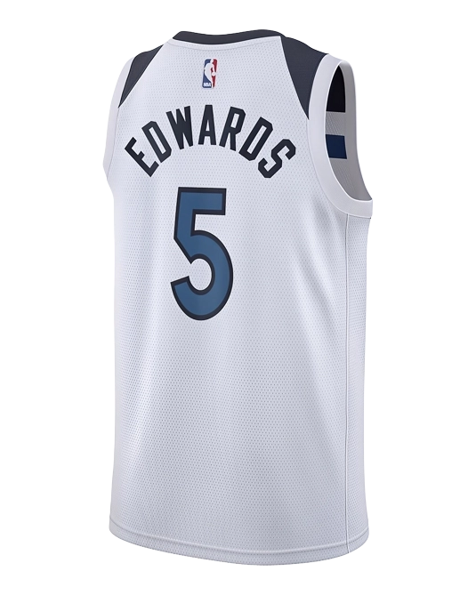 Джерси Энтони Эдвардса Minnesota Timberwolves Association Edition, вид сзади