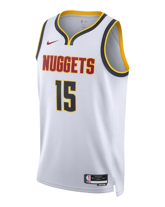Джерси Николы Йокича Denver Nuggets Association Edition, вид спереди