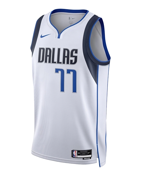 Джерси Луки Дончича Dallas Mavericks Association Edition 2022/2023, вид спереди