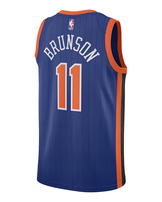 Джерси Джейлена Брансона New York Knicks City Edition 2023/2024, вид сзади