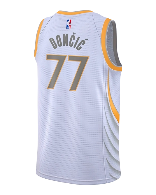 Джерси Луки Дончича Dallas Mavericks City Edition 2020/2021, вид сзади