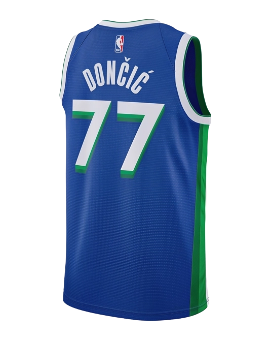 Джерси Луки Дончича Dallas Mavericks City Edition 2022/2023, вид сзади