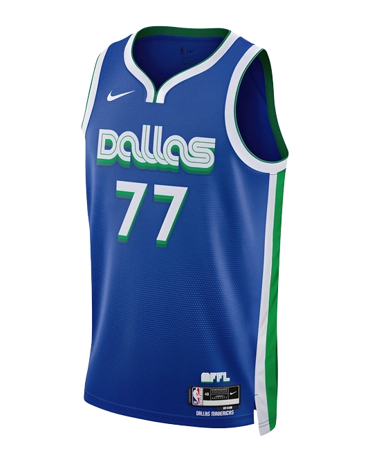 Джерси Луки Дончича Dallas Mavericks City Edition 2022/2023, вид спереди