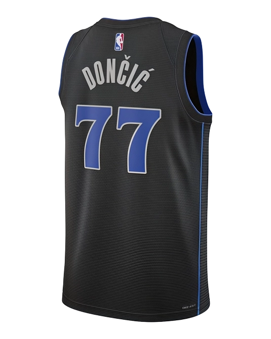 Джерси Луки Дончича Dallas Mavericks City Edition 2023/2024, вид сзади