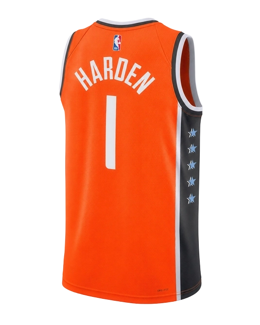 Джерси Джеймса Хардена Los Angeles Clippers City Edition, вид сзади