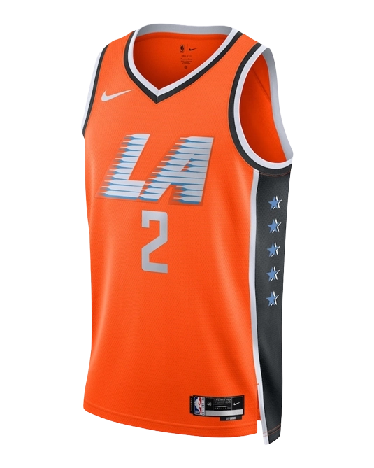 Джерси Кавая Ленарда Los Angeles Clippers City Edition, вид спереди