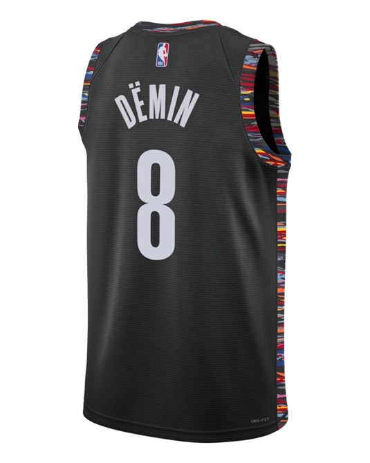 Джерси Егора Дёмина Brooklyn Nets City Edition, вид сзади