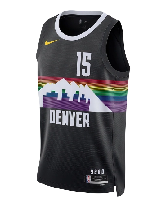 Джерси Николы Йокича Denver Nuggets City Edition, вид спереди