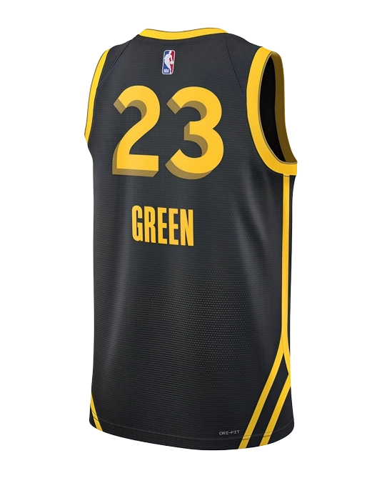 Джерси Дрэймонда Грина Golden State Warriors City Edition 2023/2024, вид сзади