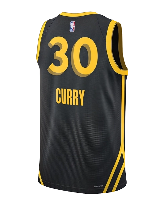 Джерси Стефена Карри Golden State Warriors City Edition 2023/2024, вид сзади