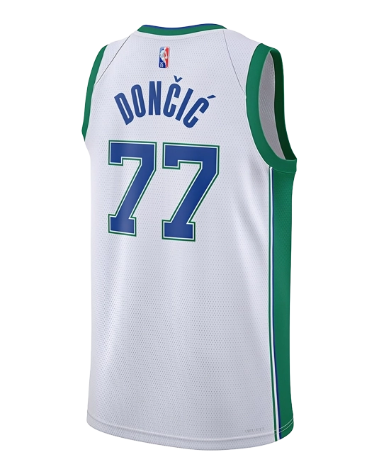 Джерси Луки Дончича Dallas Mavericks City Edition 2021/2022, вид сзади