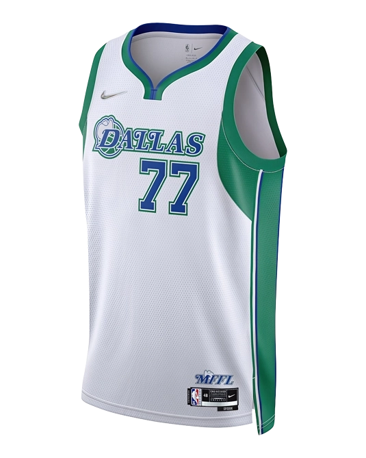 Джерси Луки Дончича Dallas Mavericks City Edition 2021/2022, вид спереди