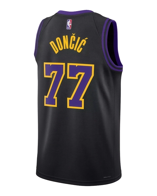 Джерси Луки Дончича Los Angeles Lakers City Edition, вид спереди