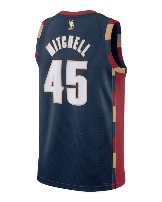 Джерси Донована Митчелла Cleveland Cavaliers Classic Edition, вид сзади