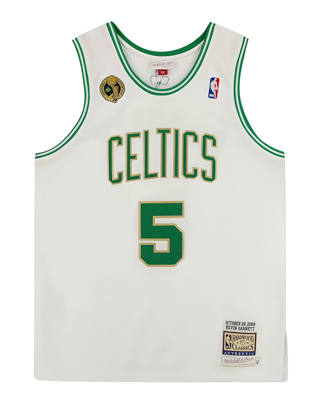 Джерси Кевина Гарнетта Boston Celtics Hardwood Classics 2008/2009, вид спереди