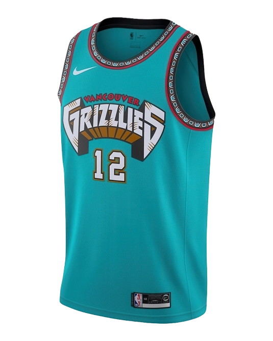 Джерси Джа Моранта Memphis Grizzlies Hardwood Classics, вид сзади