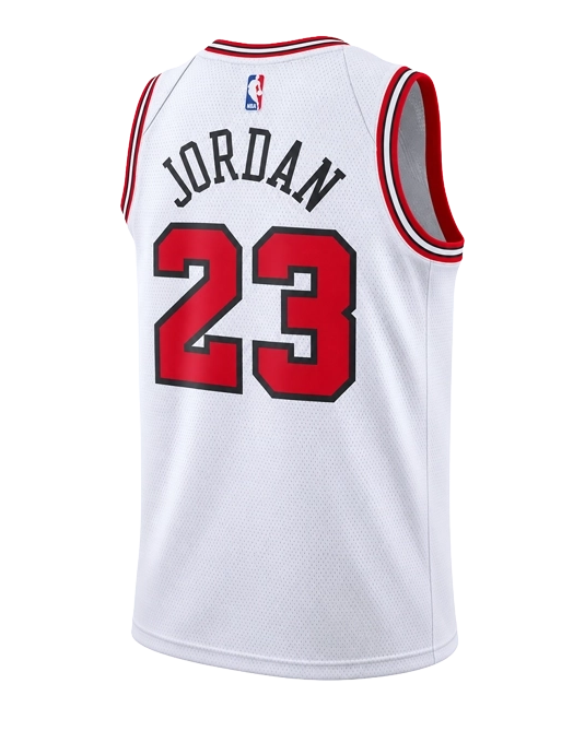 Джерси Майкла Джордана Chicago Bulls Hardwood Classics Home, вид сзади