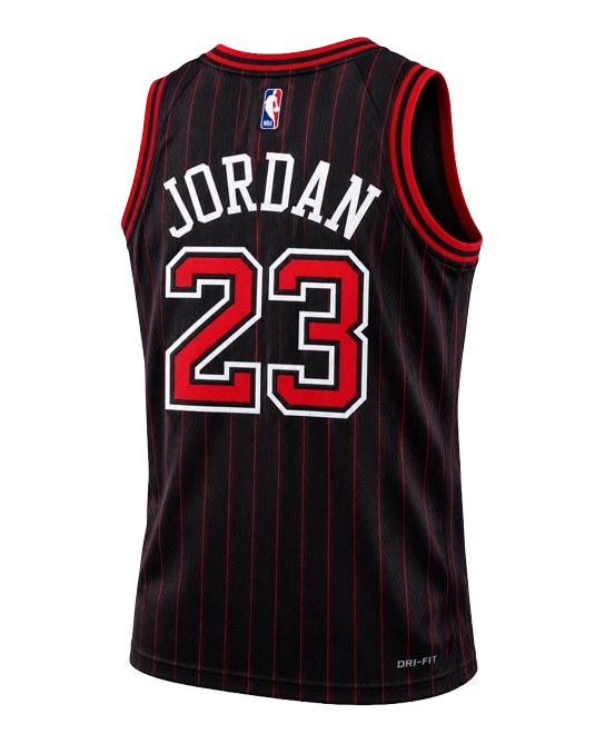 Джерси Майкла Джордана Chicago Bulls Hardwood Classics Alternate, вид сзади