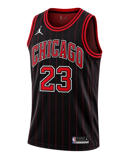 Джерси Майкла Джордана Chicago Bulls Hardwood Classics Alternate, вид спереди