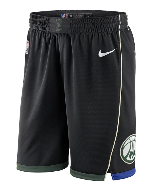 Шорты Milwaukee Bucks Hardwood Classics, вид спереди