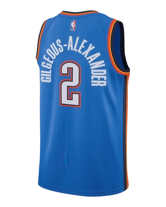 Джерси Шея Гилджес-Александра Oklahoma City Thunder Icon Edition, вид сзади