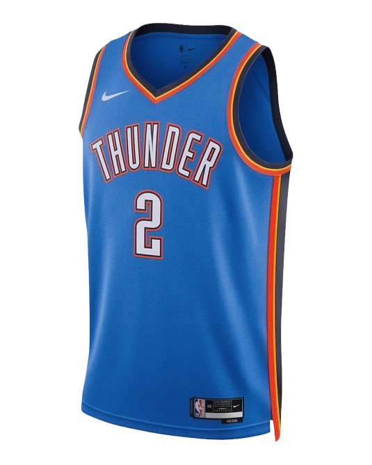 Джерси Шея Гилджес-Александра Oklahoma City Thunder Icon Edition, вид спереди