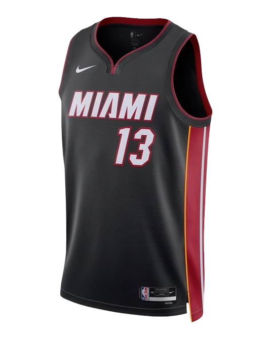 Джерси Бэма Адебайо Miami Heat Icon Edition, вид сзади