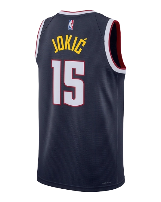 Джерси Николы Йокича Denver Nuggets Icon Edition, вид сзади