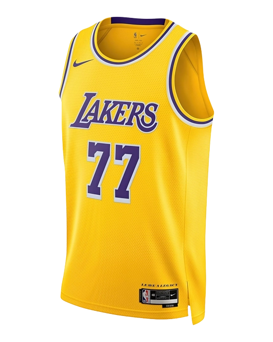 Джерси Луки Дончича Los Angeles Lakers Icon Edition, вид спереди