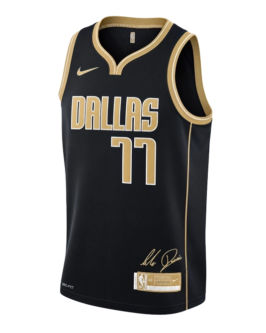 Джерси Луки Дончича Dallas Mavericks Select Series 2024/2025, вид спереди