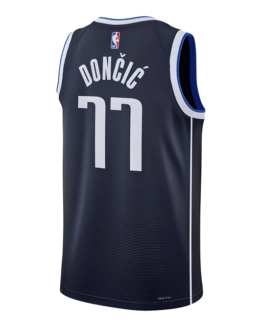 Джерси Луки Дончича Dallas Mavericks Statement Edition 2023/2024, вид сзади