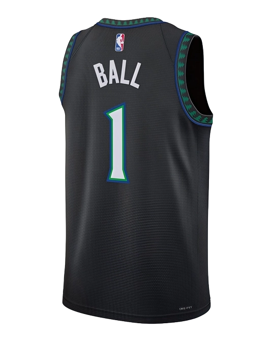 Джерси Ламело Болла Minnesota Timberwolves Statement Edition, вид сзади
