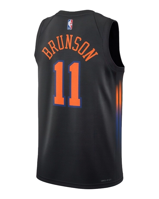 Джерси Джейлена Брансона New York Knicks Statement Edition, вид сзади