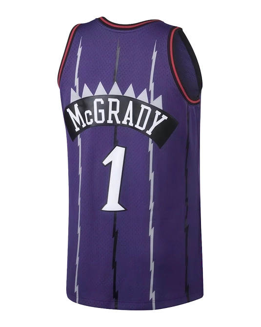 Джерси Трэйси Макгрэйди Toronto Raptors Hardwood Classics, вид спереди