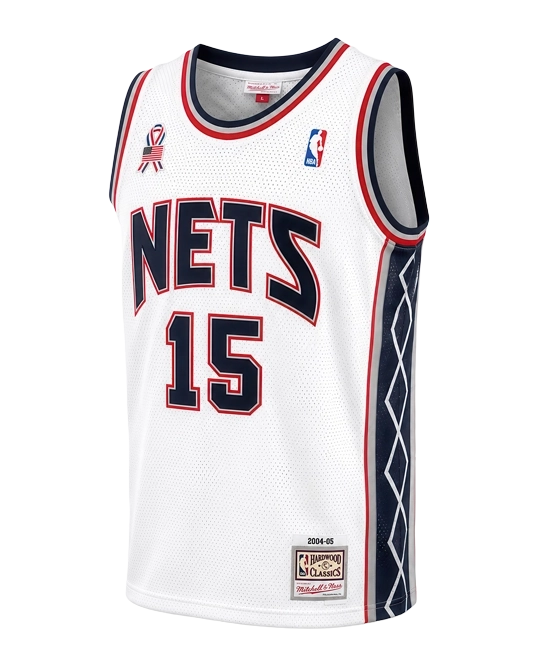 Джерси Винса Картера New Jersey Nets Hardwood Classics, вид спереди